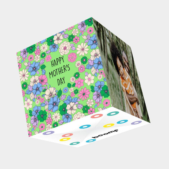 Happy Mother's Day Bomb 3D Cube Card