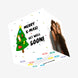 Merry Christmas Get Well Soon Christmas Tree With Plasters Confetti-exploding Greetings Card