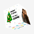 Merry Christmas Get Well Soon Christmas Tree With Plasters Confetti-exploding Greetings Card