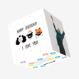 Animals Happy Birthday I Love You Confetti-exploding Greetings Card