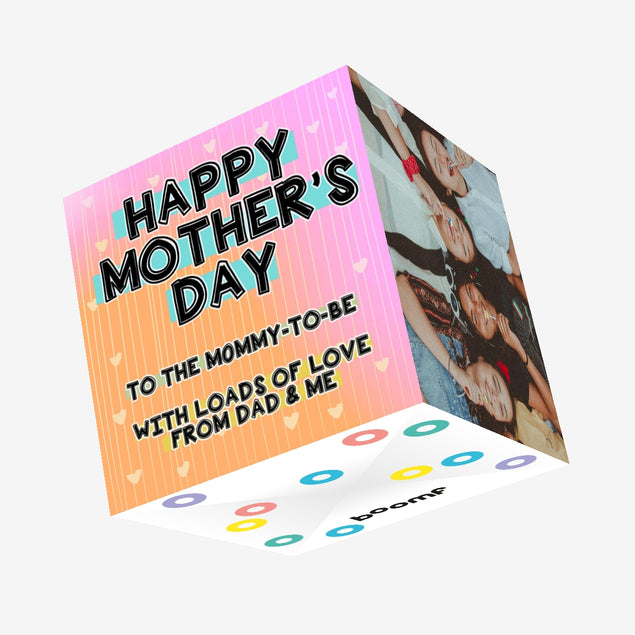 Happy Mother's Day To The Mommy To Be Confetti-exploding Greetings Card