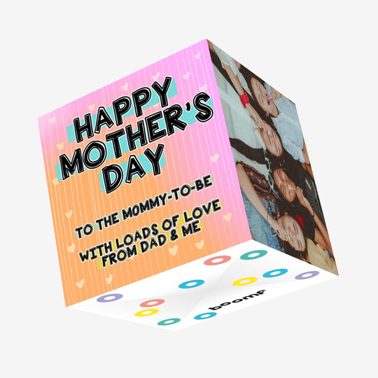 Happy Mother's Day To The Mommy To Be Confetti-exploding Greetings Card