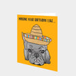 Missing Your Birthday Like French Bulldog Card