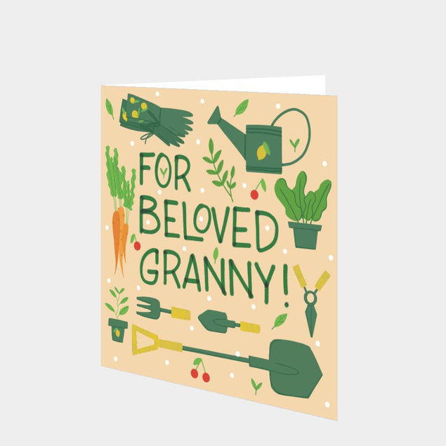 For Granny Garden Tools Card