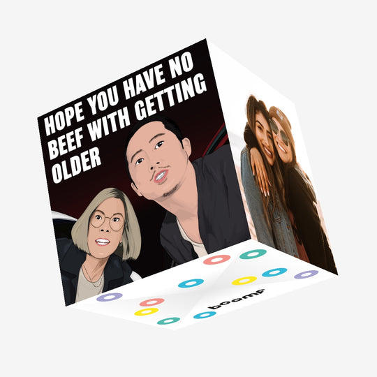 Hope You Have No Beef Birthday Confetti-exploding Greetings Card