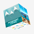 Mountains Of Thanks Confetti-exploding Greetings Card