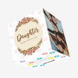 Floral Wreath Happy Mother's Day Daughter Confetti-exploding Greetings Card