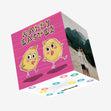 Twin Easter Chick Confetti-exploding Greetings Card