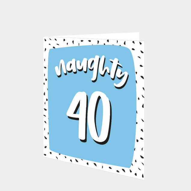 Naughty Forty Card