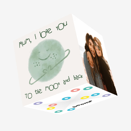 Mum, I Love You Confetti-exploding Greetings Card