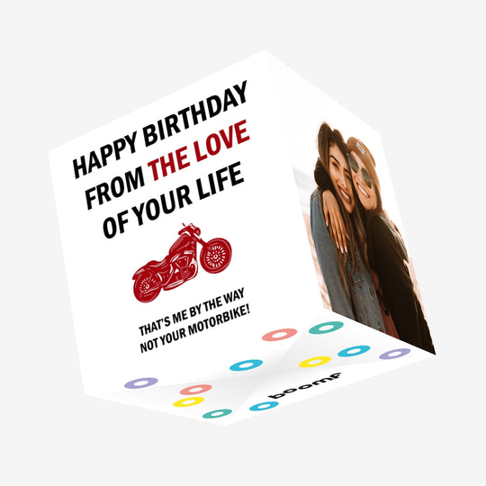 From The Love Of Your Life Happy Birthday Confetti-exploding Greetings Card