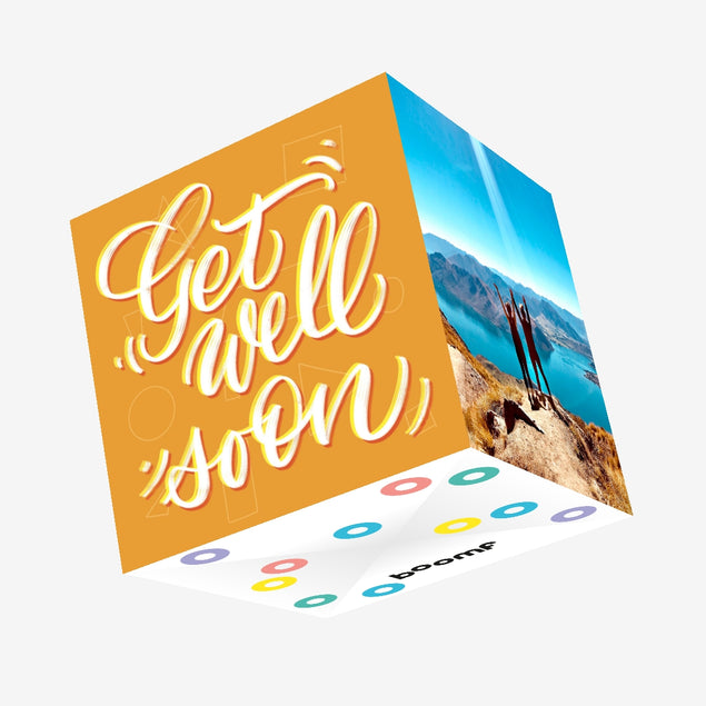 Get Well Soon Confetti-exploding Greetings Card