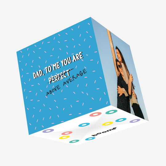 Above Average Dad Father's Day Confetti-exploding Greetings Card