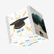 Cool Hat Graduation Confetti-exploding Greetings Card