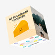 We're Cheddar Together Anniversary Confetti-exploding Greetings Card