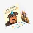 Happy Birthday You Silly Old Dog Confetti-exploding Greetings Card