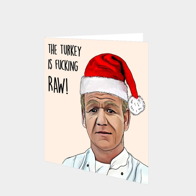 Raw Turkey Card