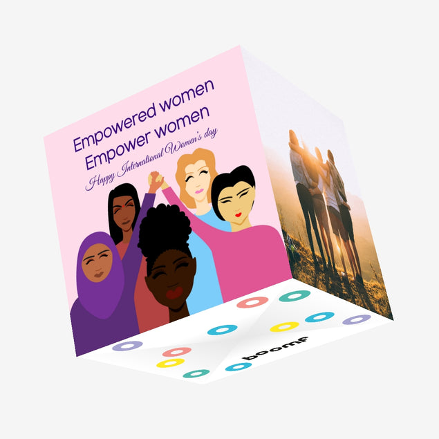 Happy International Women?s Day Confetti-exploding Greetings Card