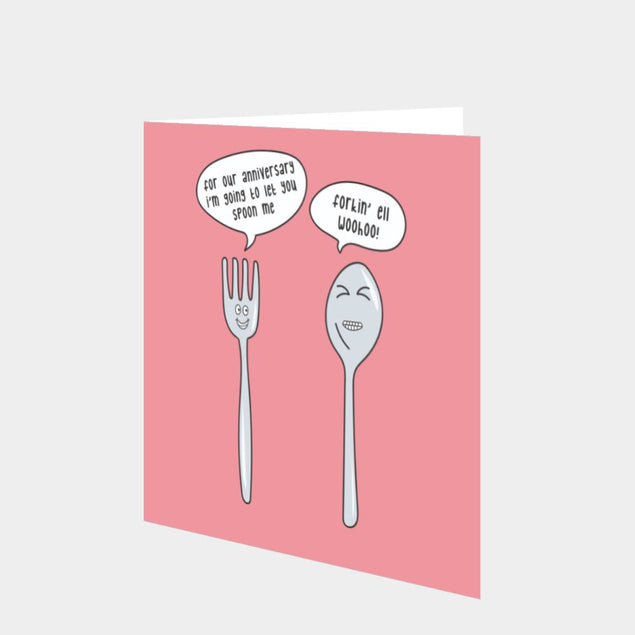 I'm Going To Let You Spoon Me Card