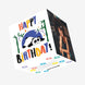 Cute Lovely Panda Happy Birthday Confetti-exploding Greetings Card