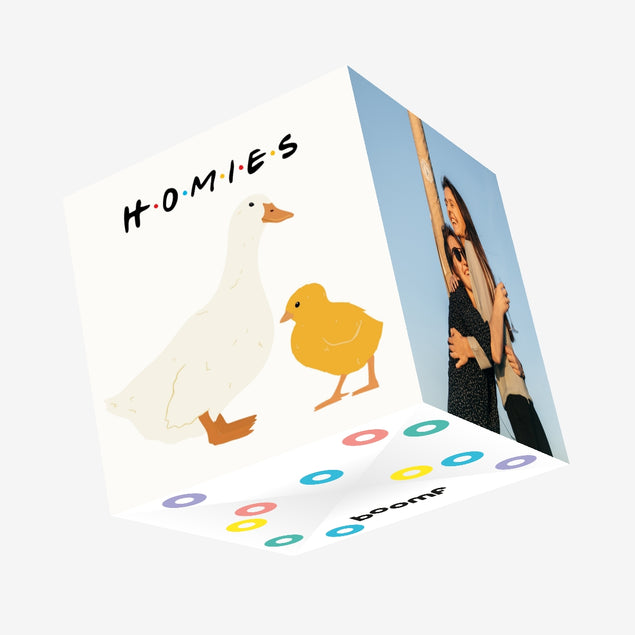 Homies Friends Confetti-exploding Greetings Card