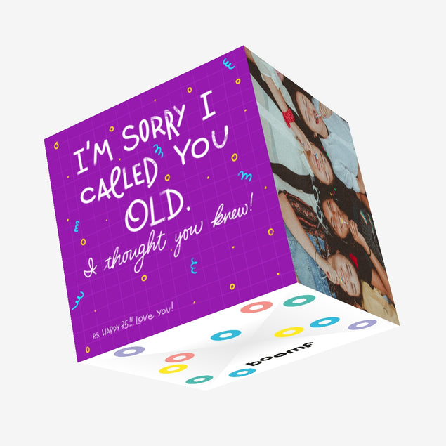 I Thought You Knew Happy 35th Birthday Confetti-exploding Greetings Card