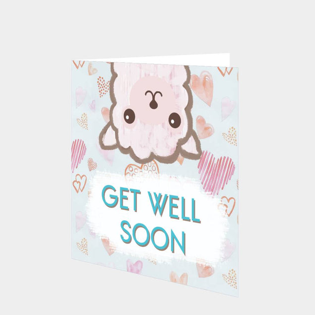 Get Well Sheep Card