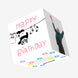 Hanging Panda Happy Birthday Confetti-exploding Greetings Card