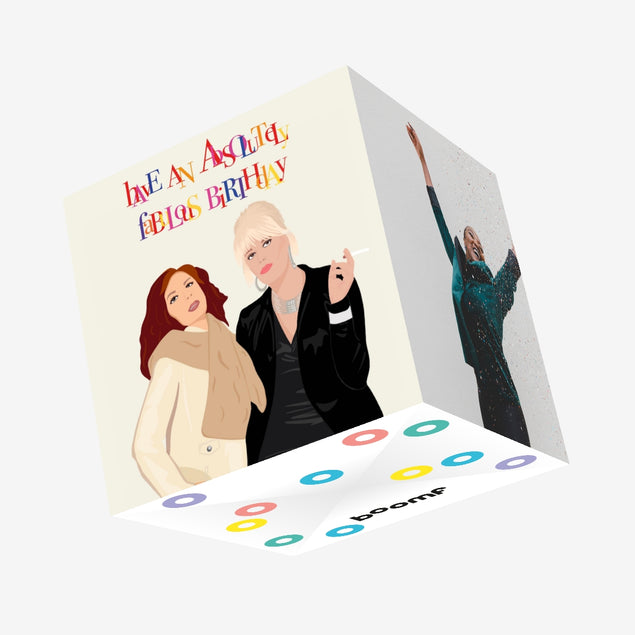 Have An Absolutely Fabulous Birthday Confetti-exploding Greetings Card