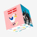 Funny Seagull Mine Chips Confetti-exploding Greetings Card