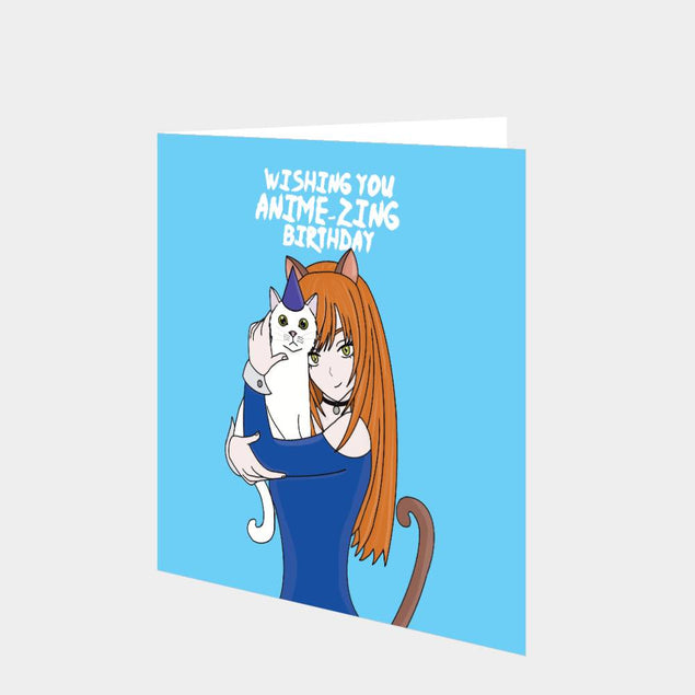 Anime-zing Birthday Card