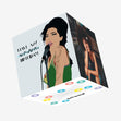 Amy Winehouse Amy-Zing Birthday Confetti-exploding Greetings Card