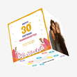Happy 30th Birthday Granddaughter Live Fullest Confetti-exploding Greetings Card