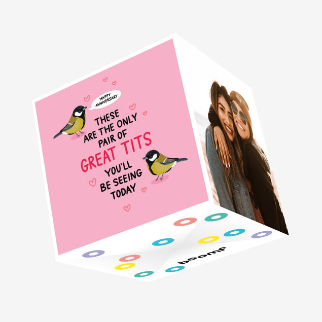 You've got the BEST tits ever Greetings Card