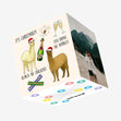 Alpaca The Crackers Christmas Confetti-exploding Greetings Card