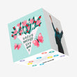 Mum Flowers And Butterflies Mother's Day Confetti-exploding Greetings Card