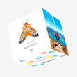 Butterfly Magical 100th Birthday Confetti-exploding Greetings Card