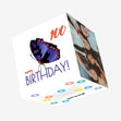 Blue Butterfly 100th Birthday Confetti-exploding Greetings Card
