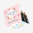 Friend Happy Birthday Confetti-exploding Greetings Card