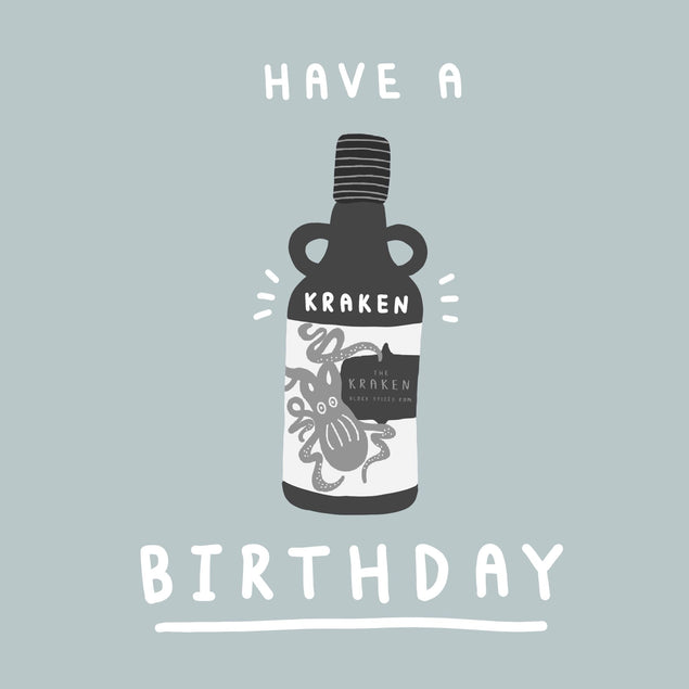 Kraken Birthday Card – Boomf