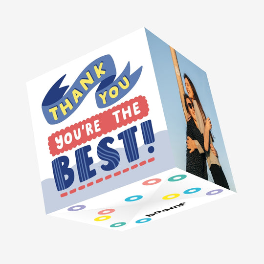 You're The Best Thank You Confetti-exploding Greetings Card