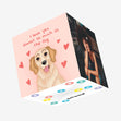 I Love You Almost As Much As The Dog Confetti-exploding Greetings Card