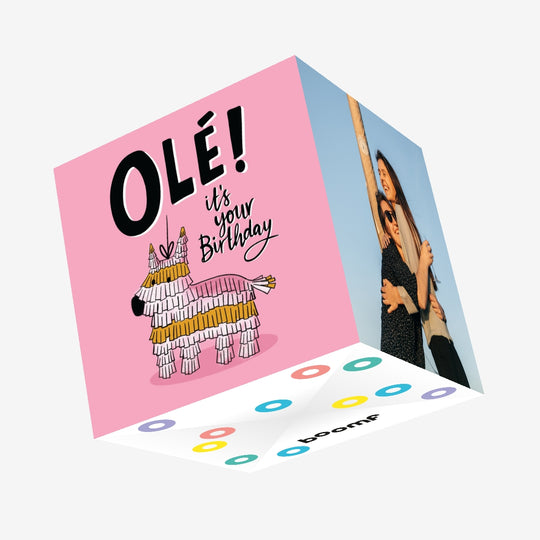 Ole! It's Your Birthday Confetti-exploding Greetings Card