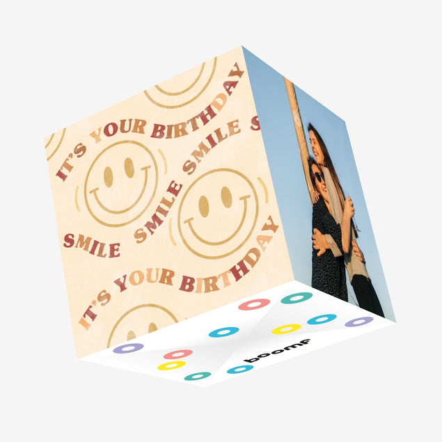 Smile Confetti-exploding Greetings Card