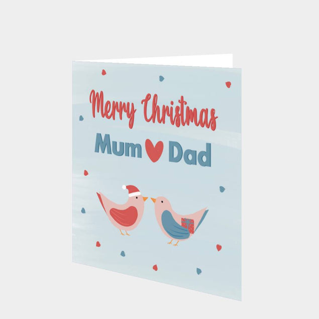Merry Christmas Mum and Dad Card