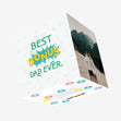 Best Bonus Dad Ever Confetti-exploding Greetings Card