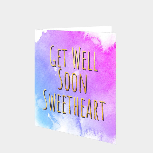 Get Well Soon Sweetheart Card