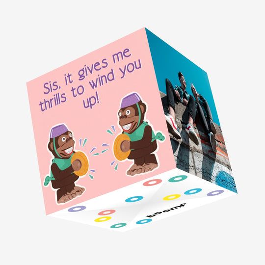 It Gives Me Thrills To Wind You Up Confetti-exploding Greetings Card