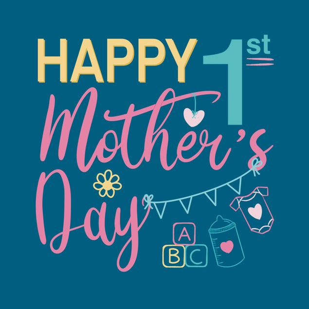 Happy First Mother's Day Bomb 3D Cube Card