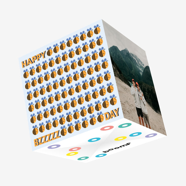 Happy Bzzzzz Day Confetti-exploding Greetings Card